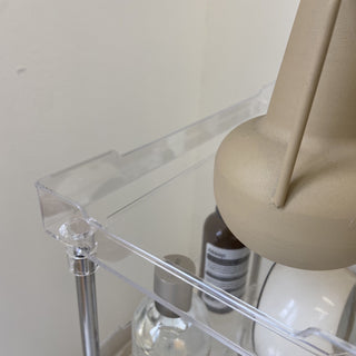 Clear Acrylic Tier Tier Rack   Cosmetic Storage