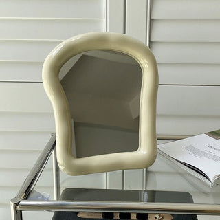 Bread motif Toast-shaped frame mirror  Wall hanging