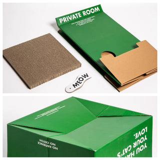 Green Pack-type Cat House Cat House Scratching Post Cardboard House