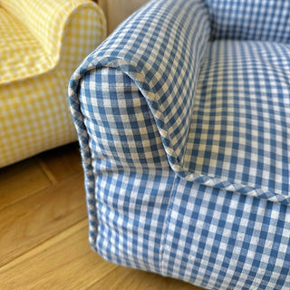 Checkered pattern small pet sofa for dogs and cats pet bed pet supplies pet cushion washable.