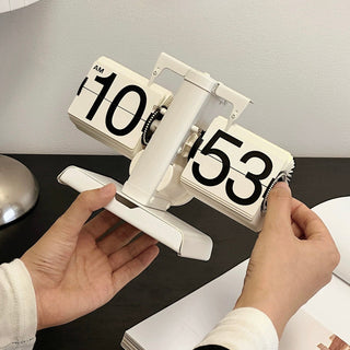 Flip Stand Clock with Storage Tray   in   Table Clock