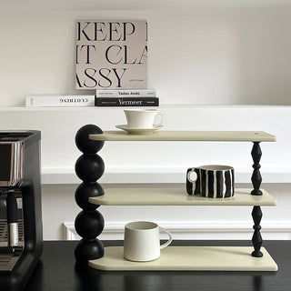 Modern Ball Design Three-Tier Storage Display Rack