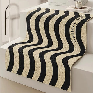 Striped entrance mat 50 x 80 cm mud-removing mat
