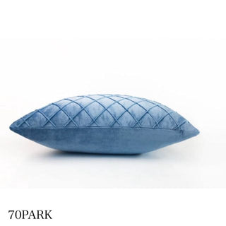 Velour Diamond Pattern Cushion Cover