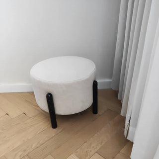 Compact Round Stool with Legs  Ottoman Chair Round Stool for Entryway