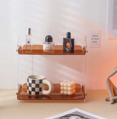 Arch Clear Acrylic Tier Display Rack Storage
