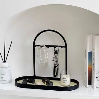 Black Arch Frame Accessory Stand Tray  Storage Tray for Small Items
