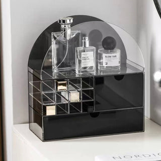 Acrylic Clear Arch Cosmetic Storage Box