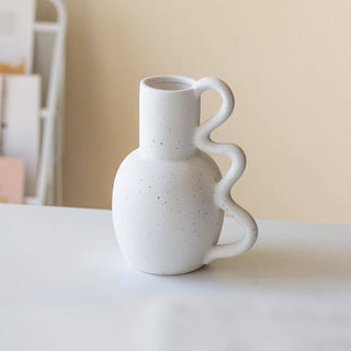 Wave Handle Flower Vase