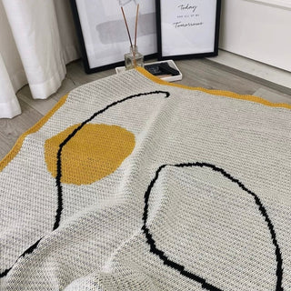 Nuance Wave Design Knit Blanket 120 x 160 cm Lap Blanket