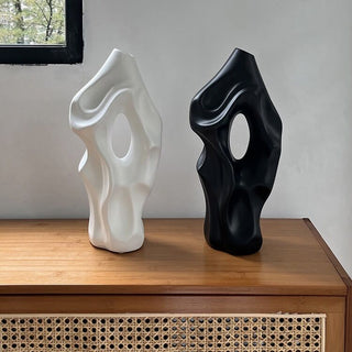 Uneven Unique Art Ceramic Flower Vase