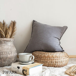 Linen Plain Simple Cushion Cover