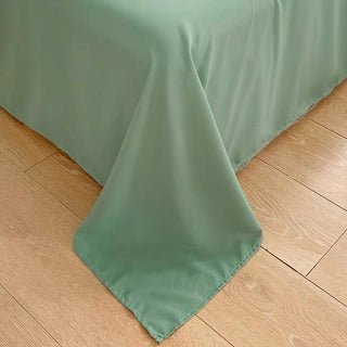 Green Double Stripe Duvet Cover Set
