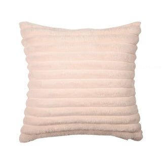 FauxFur Stripe Cushion Cover  45x45cm