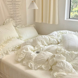 Gathered Frill Duvet Cover Set