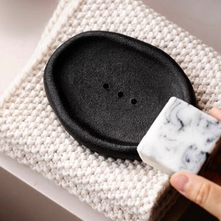 Plump Ceramic Soap Dish  Soap holder tray