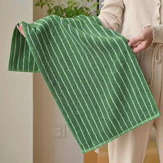 Simple Pin Stripe Color Face Towel     100% Cotton  Combed Cotton  Absorbent