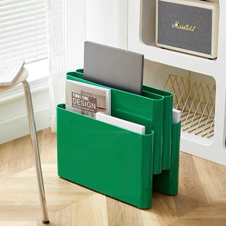 4 Pocket Magazine Rack  Storage Book Stand