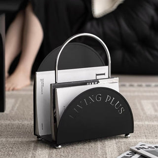 Portable Lettering Design Magazine Rack Storage