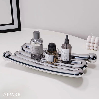 Unique Design Ceramic Chubby Tray  Storage