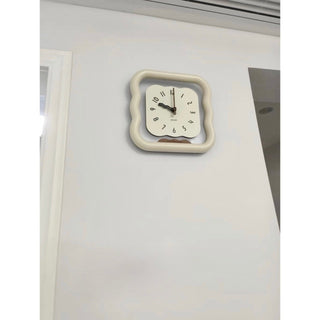 LED Lighted Wave Clear Clock  Wall Clock
