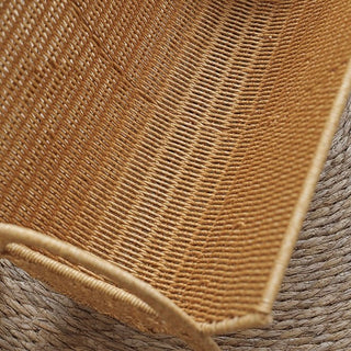 Rattan-style magazine rack storage book stand basket