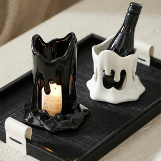 Melting Ceramic Brush Stand  Candle Holder Storage
