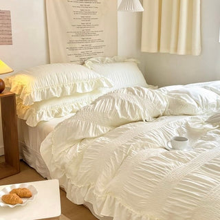 Gathered Frill Duvet Cover Set