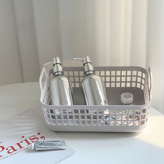 piece set Metallic Silver Soap Dispenser