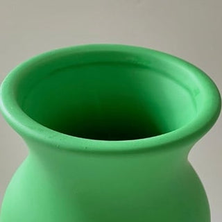 Wavy Matte Color Ceramic Flower Vase