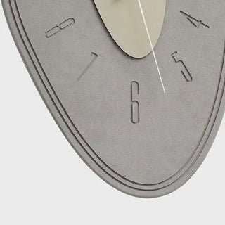 Matte Gray Nuance Design Art Clock  Wall Clock