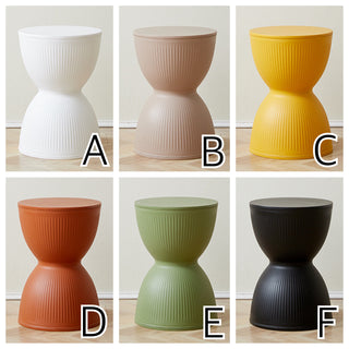 Hourglass design Simple side table stoolin  chair