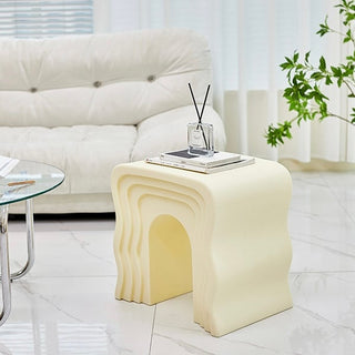 Unique Wave Arch Side Table  Stool