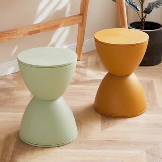 Hourglass design side table stoolin  chair