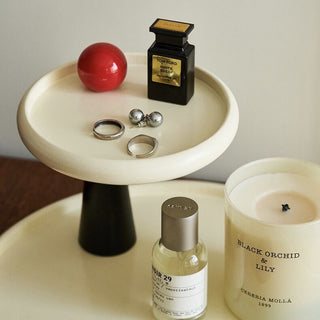 Movable Two-Tier Round Accessory Tray