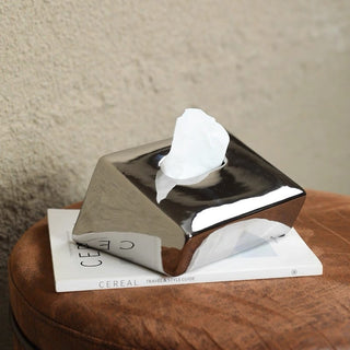 Ceramic Slanted Simple Tissue Case
