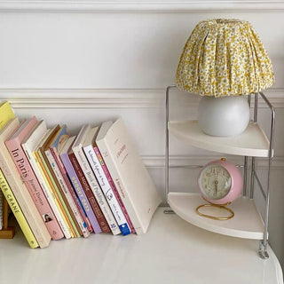 Desktop Two-Tier Storage Rack 2 Types  White