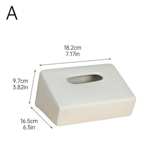 Ceramic Slanted Simple Tissue Case