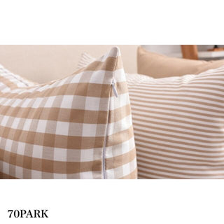 Checkered & Striped Cushion Covers  12 Types