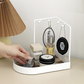 Corner Key Stand Tray   Entryway Storage Small Item Holder