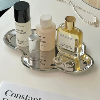 Cloud-type Wave Accessory Tray   Plate Small Item Holder Perfume Storage