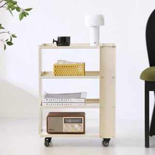 Wheeled Four-Tier Rack Side Table