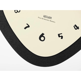 Monochrome Modern Art Wall Clock