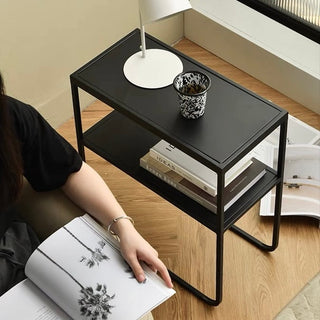 25cm Wide Iron Storage Side Tablein  Slim Rack