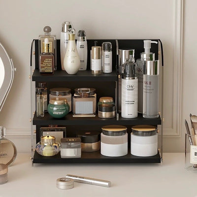 Acrylic Clear Three-Layer Cosmetic Storage Rack  Perfume Storage