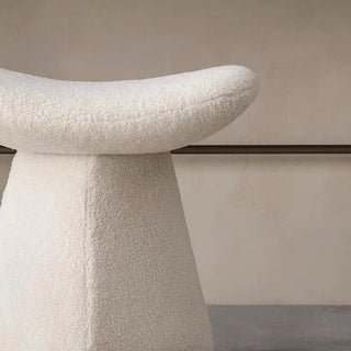 White Modern Stool Dresser Chair Ottoman