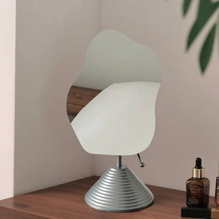 Adjustable Angle Nuance Wave Tabletop Mirror  Mirror Stand