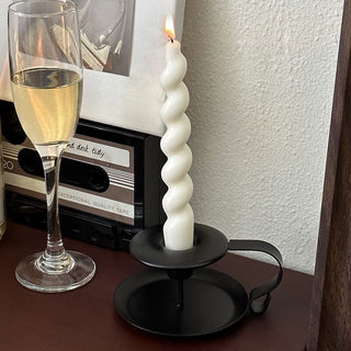 Vintage Iron Candle Holder