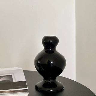 Monochrome Ceramic Flower Vase