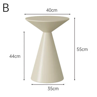 Round Modern Simple Side Table   in   Cone